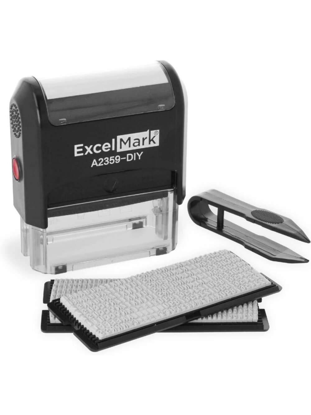 Custom Self-Inking Rubber Stamp Kit - Personalized Address & Message Stamper